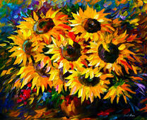 Без бренда «Собранный букет подсолнухов» в Оренбурге