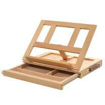 Без бренда «Коробка 10 шт.: Мольберт Две картинки этюдный ящик, настольный, хлопушка 30 см» в Оренбурге