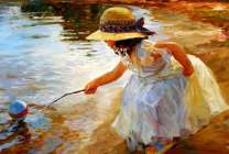 Без бренда «Девочка пытается спасти мяч» в Оренбурге