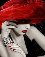 Без бренда «Коробка 20 шт: Девушка с красной шляпой» в Оренбурге