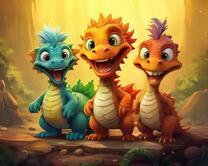 Без бренда «Милые и веселые дракончики» в Оренбурге в интернет-магазине  Без бренда «Милые и веселые дракончики» в Оренбурге