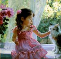 Без бренда «Девочка с кошкой на подоконнике» в Оренбурге в интернет-магазине Без бренда «Девочка с кошкой на подоконнике» в Оренбурге