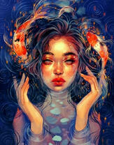 Без бренда «Девушка и карпы кои» в Оренбурге