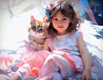 Без бренда «Девочка и пушистая кошечка» в Оренбурге