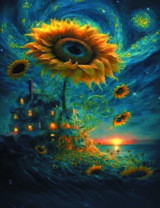 Без бренда «Фэнтези сюжет с подсолнухом» в Оренбурге в интернет-магазине  Без бренда «Фэнтези сюжет с подсолнухом» в Оренбурге