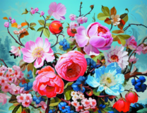 Без бренда «Пионы и другие цветы» в Оренбурге в интернет-магазине  Без бренда «Пионы и другие цветы» в Оренбурге