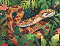 Без бренда «Маисовый полоз в зеленой листве» в Оренбурге