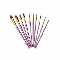 Без бренда «Кисти для рисования набор (10 шт) сиреневые» в Оренбурге в интернет-магазине Без бренда «Кисти для рисования набор (10 шт) сиреневые» в Оренбурге